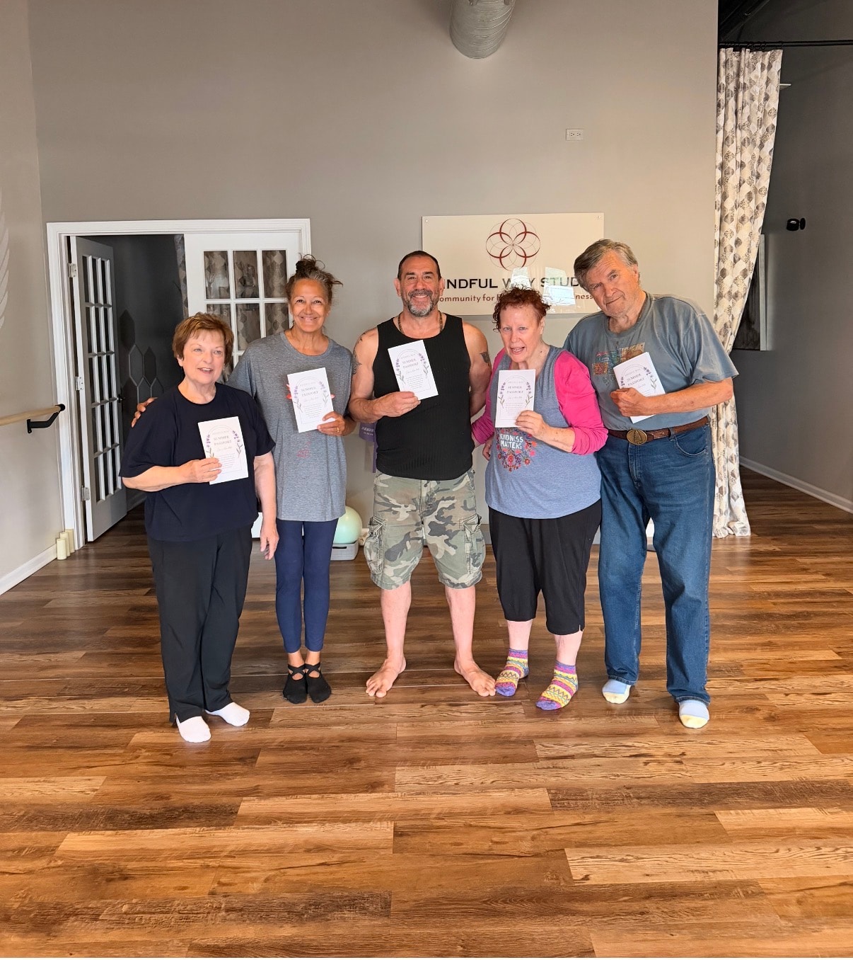 Community wellness gathering at Mindful Way Studio