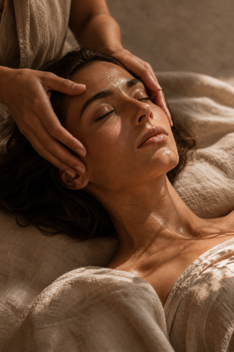 Facial reflexology massage at Mindful Way Studio Mokena